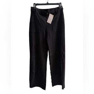 Black Wide-Leg Pants